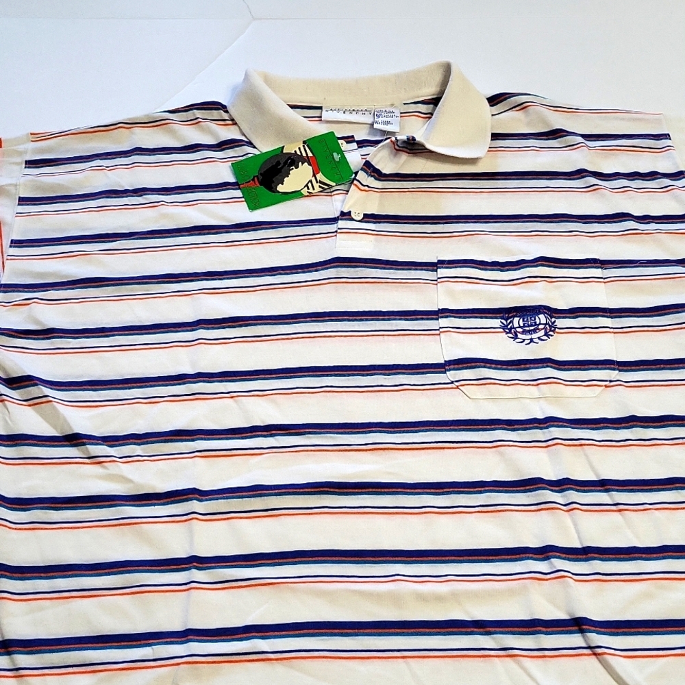 NWT Vintage Givenchy Activewear  Men's Polo Shirt Size Large